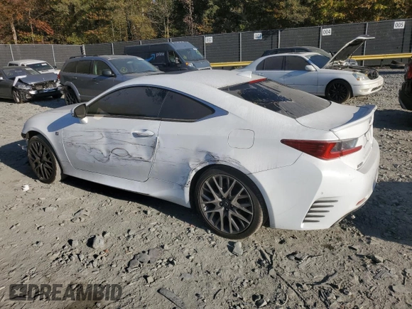 2016 Lexus RC 300 F Sport z VIN JTHSM5BC3G5001799, wystawiony jako Copart lot #75019884 z przebiegiem 57 336 mil mil oraz Szkody całkowita. Historia ofert i sprzedaży dostępna na DreamBid. Obrazek 2.