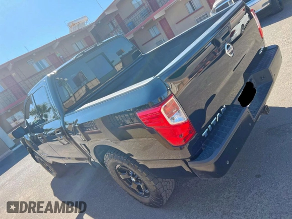 2021 Nissan Titan SV with VIN 1N6AA1EC7MN515710, listed as a Copart auction lot 59066765 with 71,500 mi miles and Clean title. Bid and sale history available at DreamBid. Image 3.