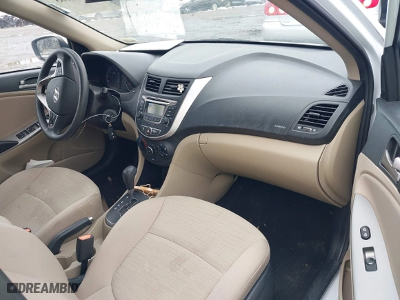 2017 Hyundai Accent SE with VIN KMHCT4AE0HU225010, listed as a IAAI auction lot 41563585 with 77,949 mi miles. Bid and sale history available at carsss.com. Image 5.