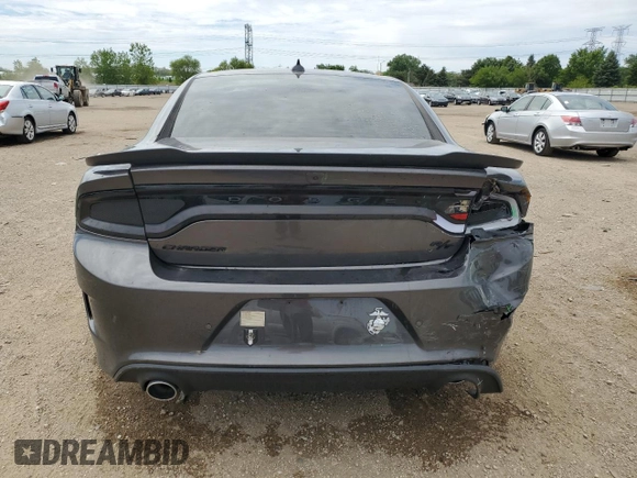 2021 Dodge Charger R/T with VIN 2C3CDXCT6MH682145, listed as a Copart auction lot 57914195 with 49,202 mi miles and Salvage title. Bid and sale history available at DreamBid. Image 6.