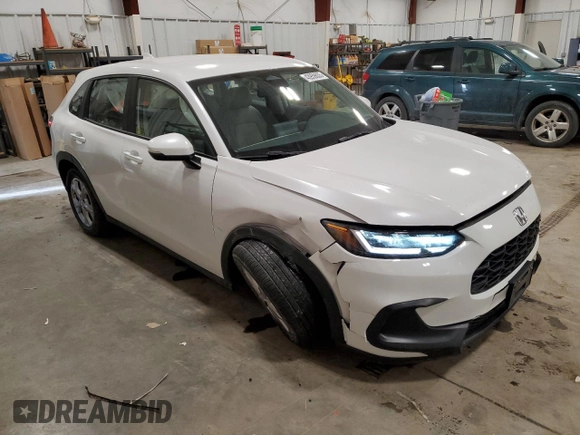 2024 Honda HR-V LX with VIN 3CZRZ2H3XRM772792, listed as a Copart auction lot 43959635 with 4,163 mi miles and Salvage title. Bid and sale history available at DreamBid. Image 4.