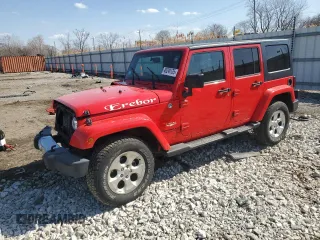 2015 Jeep Wrangler Unlimited Sahara with VIN 1C4BJWEG6FL690200, listed as a Copart auction lot 49249135 with 147,097 mi miles and Salvage Title. Bid and sale history available at carsss.com. Image 1.
