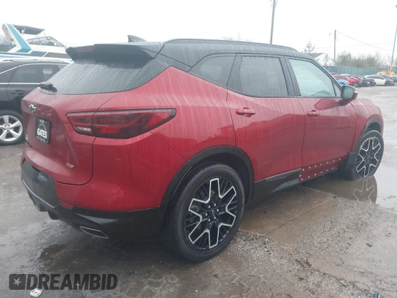 2023 Chevrolet Blazer RS z VIN 3GNKBKRS4PS213093, wystawiony jako IAAI lot #41111731 z przebiegiem 16 435 mil mil oraz . Historia ofert i sprzedaży dostępna na DreamBid. Obrazek 4.