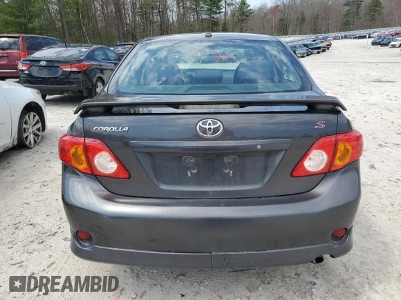 2010 Toyota Corolla with VIN 2T1BU4EE3AC324219, listed as a Copart auction lot 54246395 with 216,622 mi miles and Clean Title. Bid and sale history available at carsss.com. Image 6.