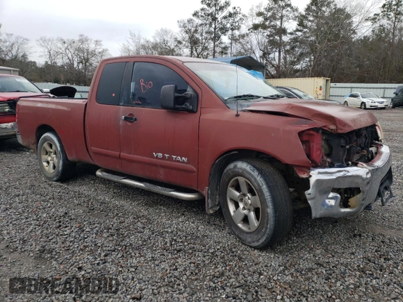 2007 Nissan Titan SE with VIN 1N6BA06AX7N212467, listed as a Copart auction lot 87719695 with 301,822 mi miles and Salvage title. Bid and sale history available at DreamBid. Image 4.