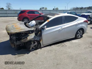 2014 Hyundai Elantra SE with VIN 5NPDH4AE1EH466624, listed as a Copart auction lot 50039175 with Not Provided miles and Salvage Title. Bid and sale history available at DreamBid. Image 1.
