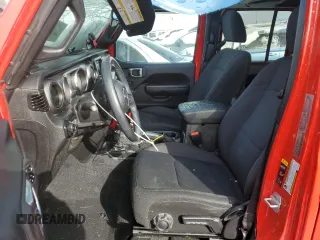 2021 Jeep Wrangler Unlimited Sport Altitude with VIN 1C4HJXDGXMW546873, listed as a Copart auction lot 44045685 with 33,592 mi miles and Salvage Title. Bid and sale history available at carsss.com. Image 7.