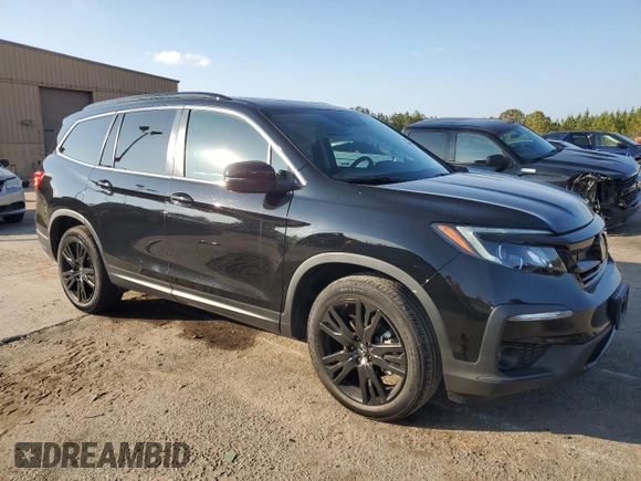 2022 Honda Pilot Special Edition with VIN 5FNYF5H2XNB003145, listed as a Copart auction lot 44393895 with 42,654 mi miles and Salvage Title. Bid and sale history available at DreamBid. Image 4.