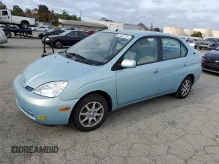 2002 Toyota Prius with VIN JT2BK18U920056546, listed as a Copart auction lot 52028115 with 61,864 mi miles and Salvage Title. Bid and sale history available at DreamBid. Image 1.