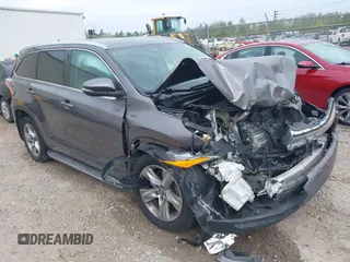 2016 Toyota Highlander Limited with VIN 5TDYKRFH0GS172793, listed as a IAAI auction lot 41867236 with 54,164 mi miles and . Bid and sale history available at DreamBid. Image 1.