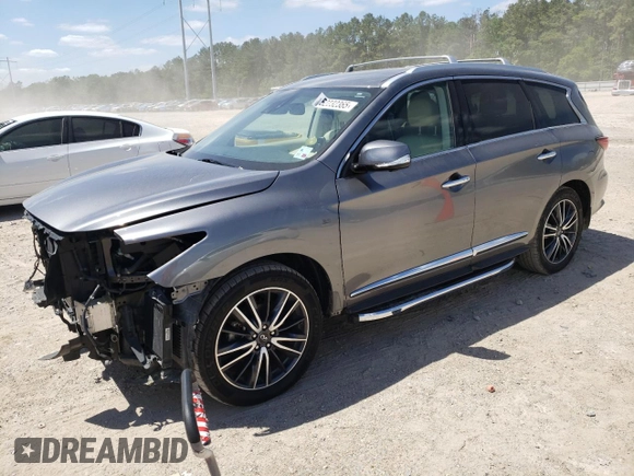 2018 Infiniti QX60 with VIN 5N1DL0MN4JC531308, listed as a Copart auction lot 52232365 with 81,217 mi miles and Salvage Title. Bid and sale history available at carsss.com. Image 1.