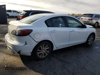 2012 Mazda 3 i Touring with VIN JM1BL1V74C1601034, listed as a Copart auction lot 44339875 with Not Provided miles and Salvage Title. Bid and sale history available at DreamBid. Image 3.