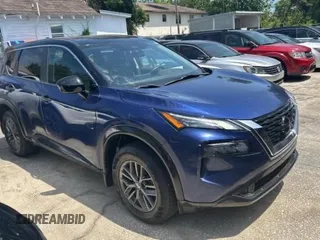 2021 Nissan Rogue S with VIN 5N1AT3AB9MC834989, listed as a Copart auction lot 62130705 with 15,883 mi miles and Salvage title. Bid and sale history available at DreamBid. Image 1.