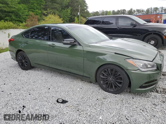 2015 Hyundai Genesis 3.8L with VIN KMHGN4JE0FU034132, listed as a Copart auction lot 56011995 with 206,517 mi miles and Clean Title. Bid and sale history available at DreamBid. Image 4.
