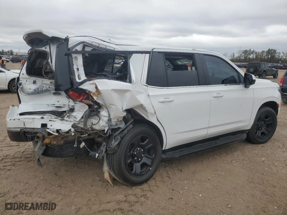 2021 Chevrolet Tahoe Commercial with VIN 1GNSCLED8MR467155, listed as a Copart auction lot 88131925 with 81,000 mi miles and Salvage Title. Bid and sale history available at carsss.com. Image 3.