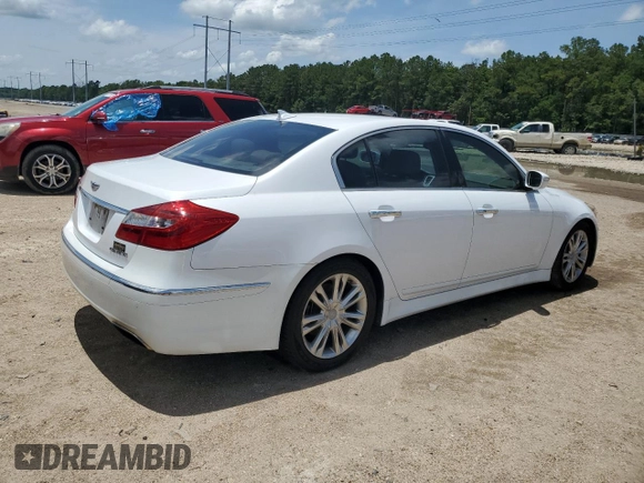 2014 Hyundai Genesis 3.8L z VIN KMHGC4DD7EU262510, wystawiony jako Copart lot #58866875 z przebiegiem Nie podano mil oraz Szkoda całkowita • Salvage title. Historia ofert i sprzedaży dostępna na DreamBid. Obrazek 3.