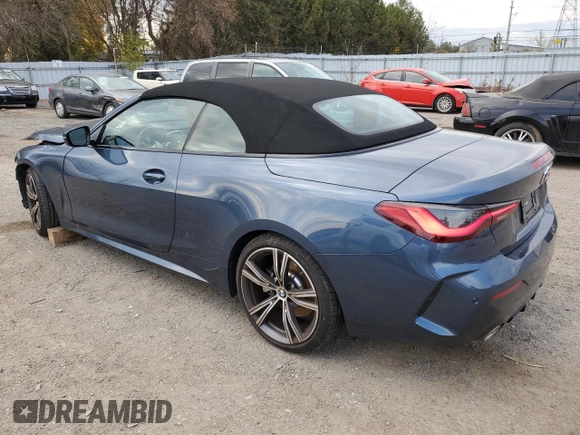 2023 BMW 4 Series 430i with VIN WBA23AT05PCM59628, listed as a Copart auction lot 78286804 with 28,939 mi miles and Salvage Title. Bid and sale history available at carsss.com. Image 2.