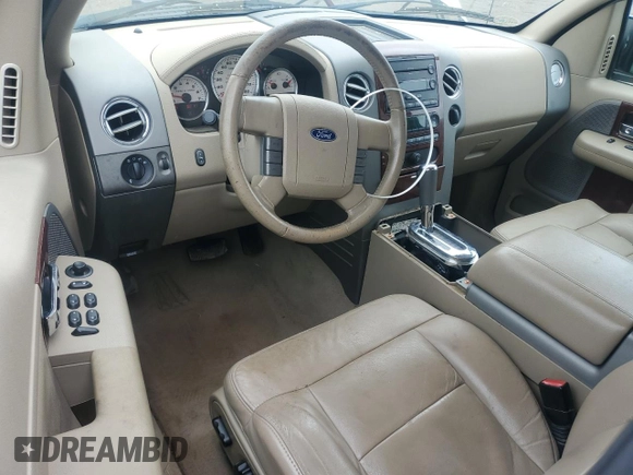 2007 Ford F-150 XL with VIN 1FTPX12V97NA56296, listed as a Copart auction lot 58709345 with 172,989 mi miles and Salvage title. Bid and sale history available at DreamBid. Image 8.