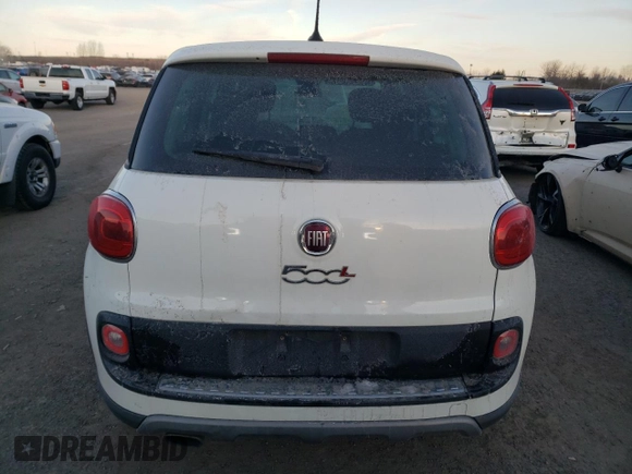 2014 FIAT 500L Trekking with VIN ZFBCFADH0EZ024452, listed as a Copart auction lot 41500685 with 109,548 mi miles and Clean Title. Bid and sale history available at carsss.com. Image 6.