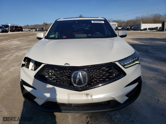 2019 Acura RDX w/A-Spec Pkg with VIN 5J8TC2H66KL006459, listed as a Copart auction lot 48496605 with 61,044 mi miles and Salvage Title. Bid and sale history available at carsss.com. Image 5.