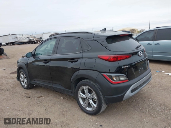 2023 Hyundai Kona SEL with VIN KM8K6CAB1PU045312, listed as a IAAI auction lot 41298596 with 7,767 mi miles. Bid and sale history available at carsss.com. Image 14.