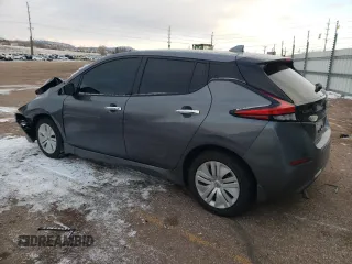 2025 Nissan LEAF S with VIN 1N4AZ1BV6SC563425, listed as a Copart auction lot 44720625 with 1,993 mi miles and Salvage Title. Bid and sale history available at carsss.com. Image 2.