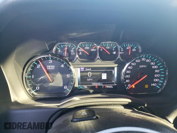 2018 Chevrolet Tahoe Premier with VIN 1GNSKCKCXJR160533, listed as a Copart auction lot 55648025 with 102,243 mi miles and Salvage title. Bid and sale history available at DreamBid. Image 9.