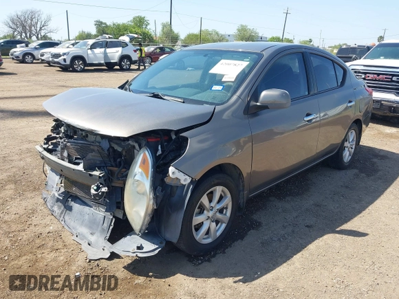 2012 Nissan Versa SV with VIN 3N1CN7AP8CL906636, listed as a IAAI auction lot 42007827 with 111,627 mi miles. Bid and sale history available at carsss.com. Image 18.