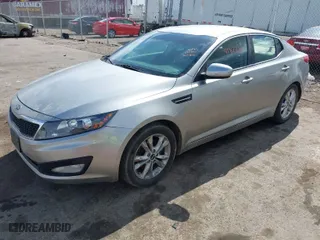 2011 Kia Optima EX with VIN KNAGN4A70B5076758, listed as a IAAI auction lot 41822218 with 161,183 mi miles. Bid and sale history available at carsss.com. Image 2.