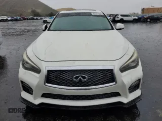 2017 Infiniti Q50 Red Sport 400 with VIN JN1FV7AP1HM851330, listed as a Copart auction lot 45291695 with 113,865 mi miles and Clean title. Bid and sale history available at DreamBid. Image 5.