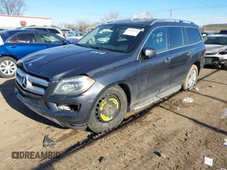 2016 Mercedes-Benz GL with VIN 4JGDF6EE3GA645328, listed as a IAAI auction lot 41502439 with 166,321 mi miles. Bid and sale history available at carsss.com. Image 2.