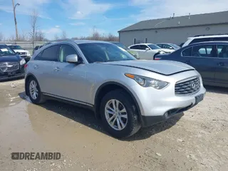 2010 Infiniti FX35 with VIN JN8AS1MW6AM853441, listed as a IAAI auction lot 41881446 with 106,429 mi miles. Bid and sale history available at carsss.com. Image 1.