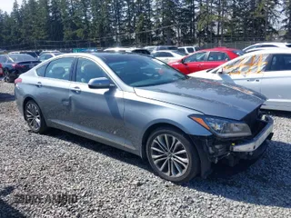 2016 Hyundai Genesis 3.8L with VIN KMHGN4JE9GU130858, listed as a IAAI auction lot 41903258 with 136,406 mi miles and . Bid and sale history available at DreamBid. Image 1.