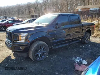 2018 Ford F-150 XL with VIN 1FTEW1EP2JFA60621, listed as a Copart auction lot 45009925 with 125,731 mi miles and Salvage title. Bid and sale history available at DreamBid. Image 1.