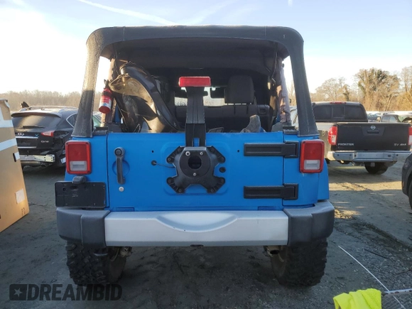 2015 Jeep Wrangler Unlimited Sahara с VIN 1C4BJWEG5FL586751, выставлен на аукционе Copart как лот 84089374 с пробегом 118 184 миль миль и Списание • Salvage title. История ставок и продаж доступна на DreamBid. Изображение 6.