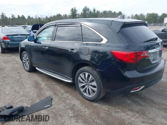 2014 Acura MDX with VIN 5FRYD4H29EB013843, listed as a IAAI auction lot 41949565 with 261,474 mi miles and . Bid and sale history available at DreamBid. Image 3.