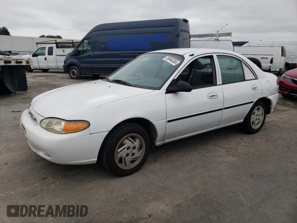 1999 Ford Escort LX z VIN 1FAFP10P7XW221648, wystawiony jako Copart lot #71844334 z przebiegiem 140 899 mil mil oraz Szkody całkowita. Historia ofert i sprzedaży dostępna na DreamBid. Obrazek 1.