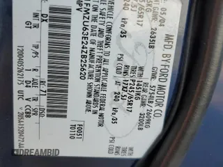 2004 Ford Explorer XLT z VIN 1FMZU63E24ZB25620, wystawiony jako Copart lot #86866134 z przebiegiem 243 266 mil mil oraz Szkoda całkowita • Salvage title. Historia ofert i sprzedaży dostępna na DreamBid. Obrazek 13.