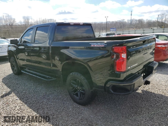 2021 Chevrolet Silverado 1500 LT Trail Boss with VIN 1GCPYFEL6MZ388043, listed as a Copart auction lot 48032035 with 76,082 mi miles and Salvage Title. Bid and sale history available at DreamBid. Image 2.