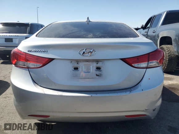 2012 Hyundai Elantra Limited with VIN KMHDH4AE0CU280314, listed as a Copart auction lot 61861285 with 169,868 mi miles and Clean title. Bid and sale history available at DreamBid. Image 6.