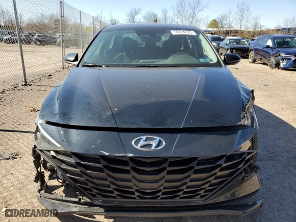 2023 Hyundai Elantra SEL with VIN KMHLM4AG0PU522971, listed as a Copart auction lot 50524025 with 21,760 mi miles and Salvage Title. Bid and sale history available at carsss.com. Image 5.