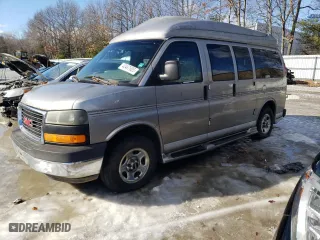 2003 GMC Savana Cargo Van YF7 Upfitter with VIN 1GDFH15T231157079, listed as a Copart auction lot 43487605 with 109,706 mi miles and Non Repairable. Bid and sale history available at carsss.com. Image 1.