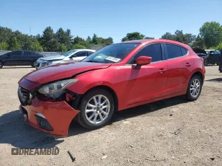 2015 Mazda 3 i Touring with VIN JM1BM1L70F1230796, listed as a Copart auction lot 58273555 with 130,163 mi miles and Salvage title. Bid and sale history available at DreamBid. Image 1.