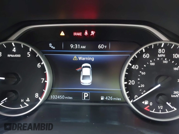 2016 Nissan Maxima SL with VIN 1N4AA6AP3GC426067, listed as a IAAI auction lot 41680265 with 102,450 mi miles and . Bid and sale history available at DreamBid. Image 15.