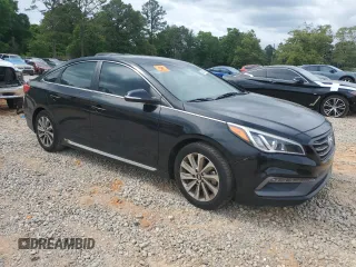 2017 Hyundai Sonata Sport with VIN 5NPE34AF7HH572687, listed as a Copart auction lot 54331865 with 112,471 mi miles and Salvage Title. Bid and sale history available at carsss.com. Image 4.