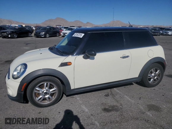 2013 MINI Cooper Hardtop with VIN WMWSU3C50DT681283, listed as a Copart auction lot 43197215 with 96,349 mi miles and Salvage Title. Bid and sale history available at carsss.com. Image 1.