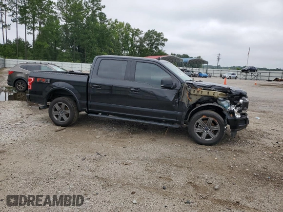2020 Ford F-150 XL with VIN 1FTEW1E49LKD95956, listed as a Copart auction lot 66972274 with 132,228 mi miles and Salvage Title. Bid and sale history available at carsss.com. Image 4.