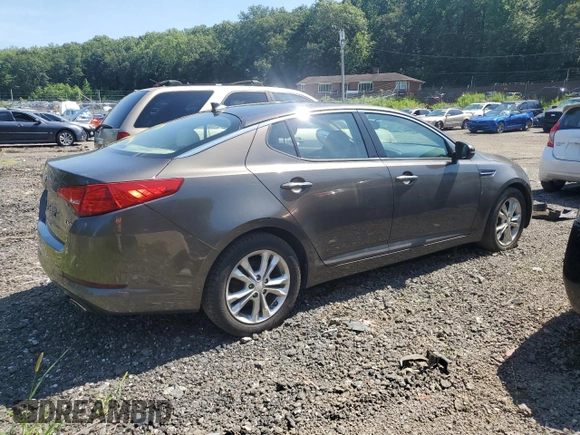 2013 Kia Optima EX с VIN 5XXGN4A72DG180637, выставлен на аукционе Copart как лот 66261835 с пробегом Не указан миль и Списание • Salvage title. История ставок и продаж доступна на DreamBid. Изображение 3.