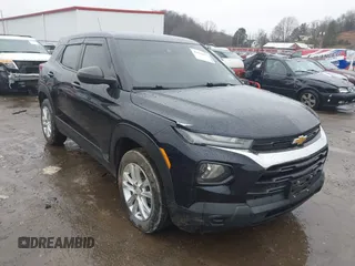 2021 Chevrolet TrailBlazer LS with VIN KL79MNSL7MB062440, listed as a IAAI auction lot 41164871 with 67,880 mi miles. Bid and sale history available at carsss.com. Image 1.
