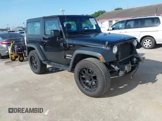 2016 Jeep Wrangler Sport z VIN 1C4AJWAG0GL307757, wystawiony jako IAAI lot #41925583 z przebiegiem 68 004 mil mil oraz . Historia ofert i sprzedaży dostępna na DreamBid. Obrazek 1.